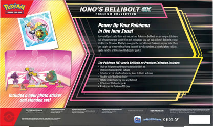 Iono's Bellibolt ex Premium Collection rear view