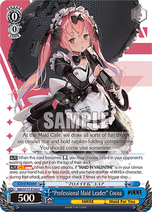 "Professional Maid Leader" Cocoa