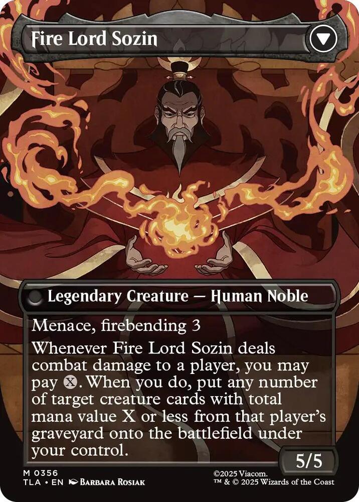 The Rise of Sozin (Borderless) (Back)