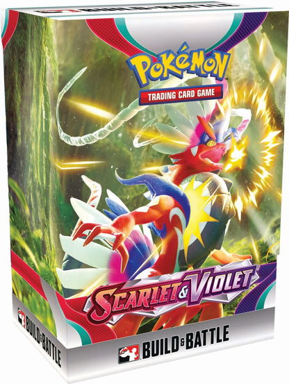 Pokémon Scarlet & Violet Build and Battle Box inner sleeve  turned slightly to the right