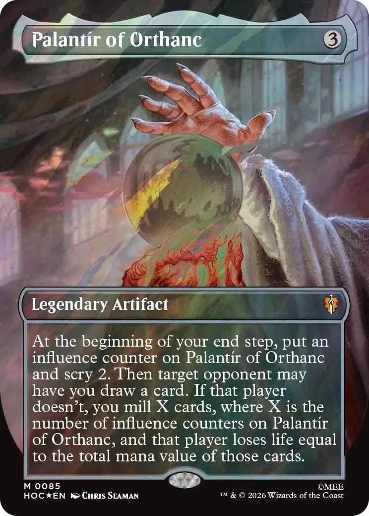 Palantir of Orthanc (Borderless) (Surge Foil)