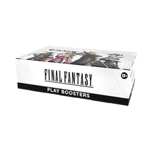 Final Fantasy play boosters packaging on a white background