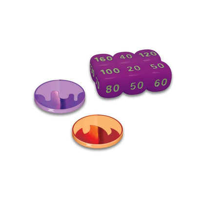 Damage dice and hit markers