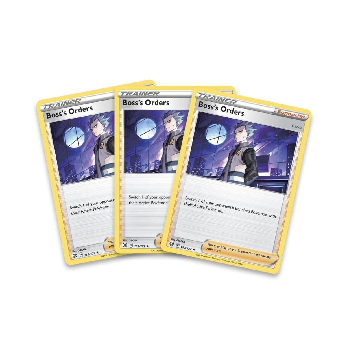 Boss's order cards