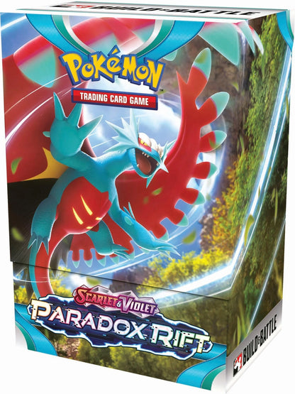 Pokémon Scarlet & Violet Build and Battle Box inner sleeve turned slightly to the left