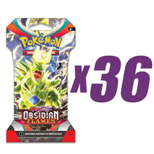 Obsidian Flames sleeved booster pack with Tyranitar x36