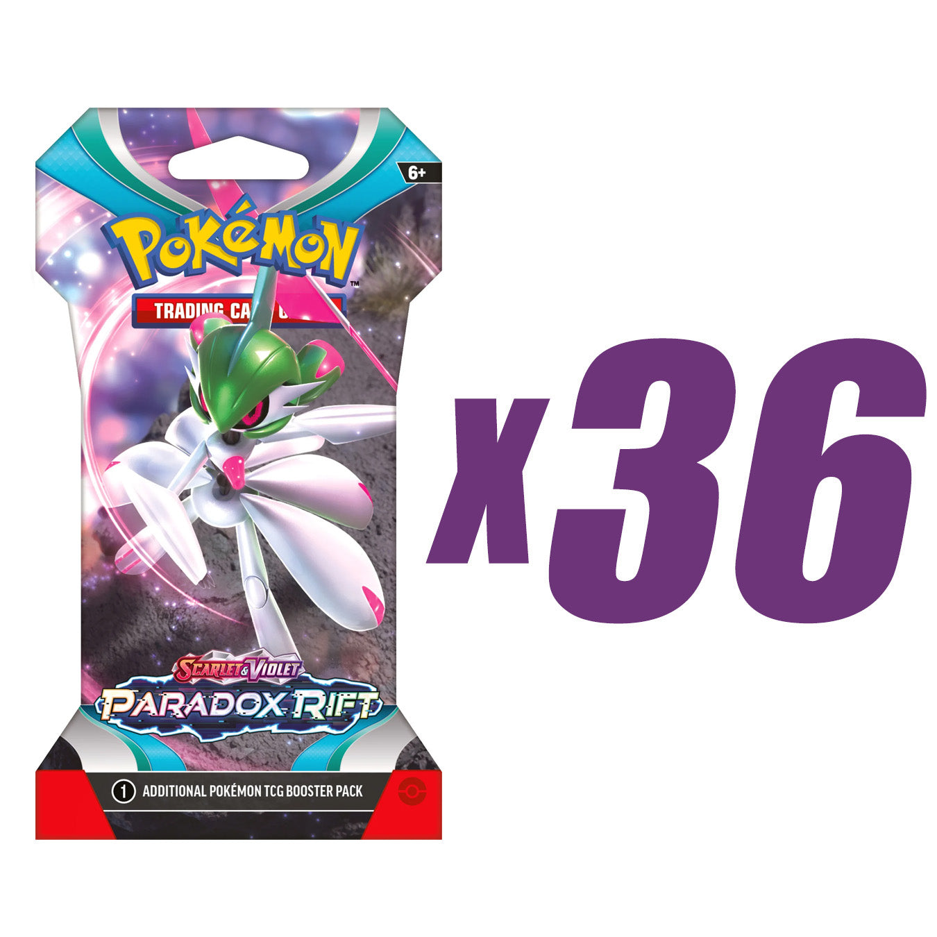 Pokémon Paradox Rift Sleeved Booster Pack (Random Art) x 36