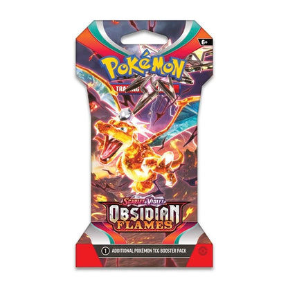 Obsidian Flames sleeved booster pack with Charizard