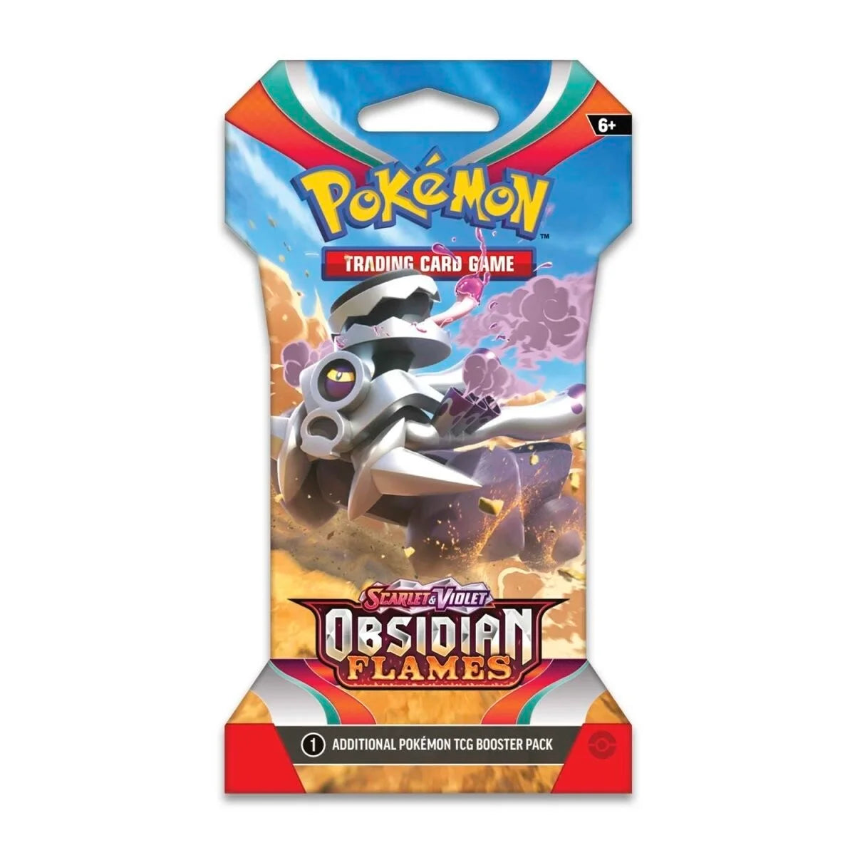 Obsidian Flames sleeved booster pack with Revavroom